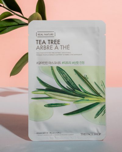 Mască de față The Face Shop Tea Tree Real Nature Mask