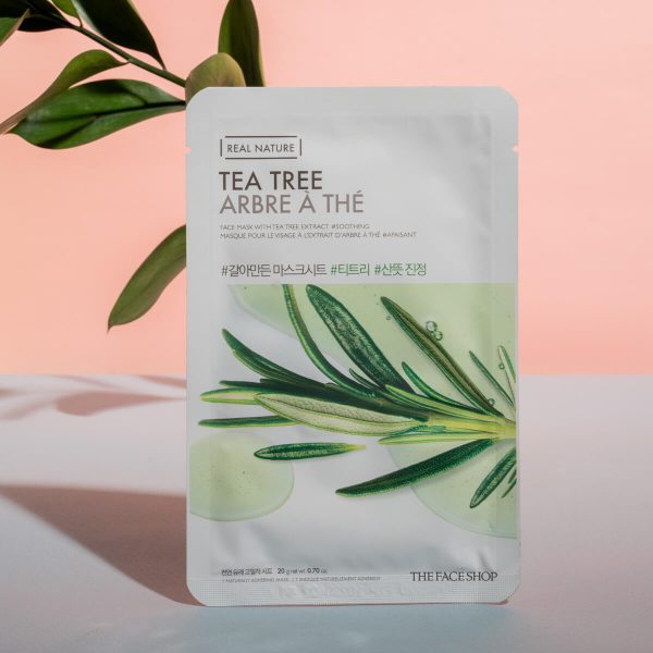 Mască de față The Face Shop Tea Tree Real Nature Mask