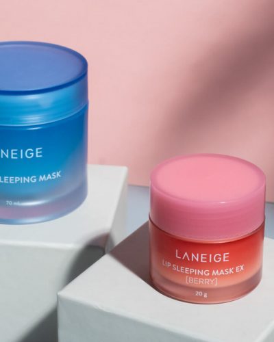 Mască de noapte LANEIGE Water Sleeping Mask + Mască de buze LANEIGE Lip sleeping mask