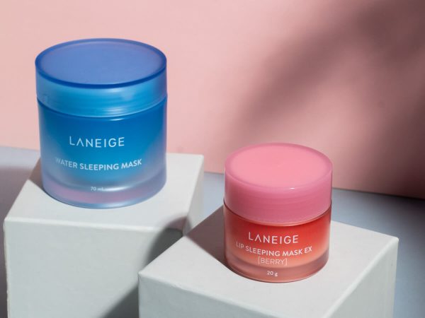 Mască de noapte LANEIGE Water Sleeping Mask + Mască de buze LANEIGE Lip sleeping mask